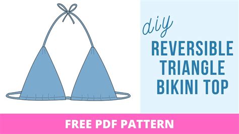 micro bikini top pattern